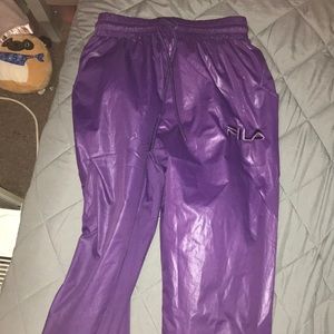 FILA PURPLE BAGGY PANTS